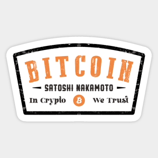 bitcoin we trust Sticker